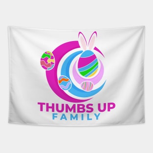 Thumbs Up Family Easter Tapestry