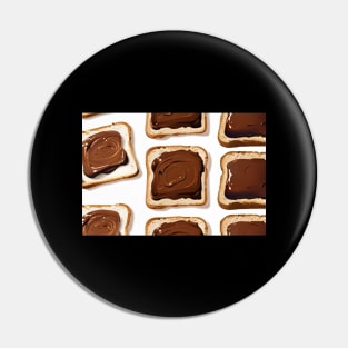 Chocolate Bread Toast Sandwich Coffee Yummy Kawaii Vintage Pin