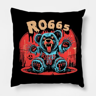 Vintage Savage Bear  Halloween RO665 Pillow