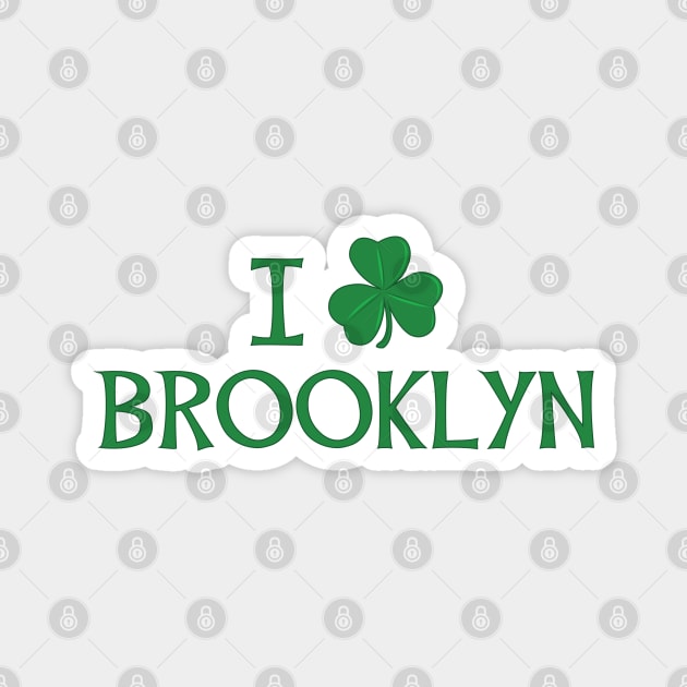 I Love Brooklyn Magnet by Assertive Shirts