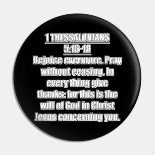 1 Thessalonians 5:16-18 King James Version Pin