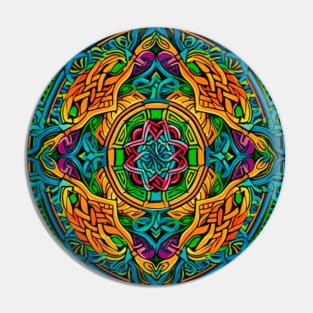 Energetic Expressions: Channel Your Inner Power with Mandala Artwork Pin