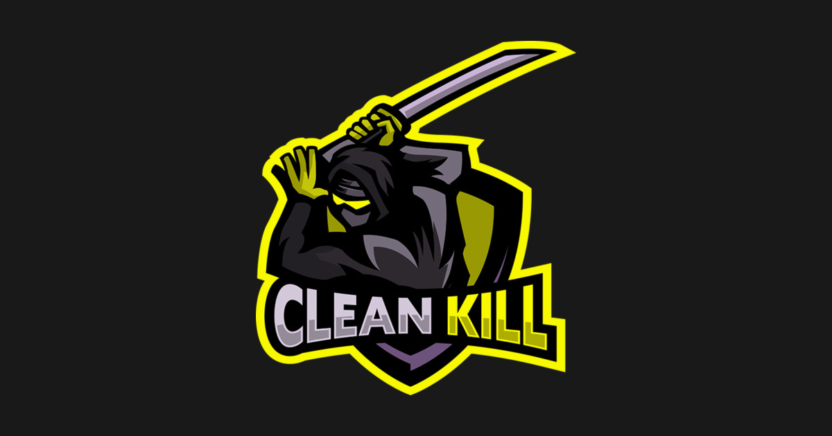 TEAM logo yellow - Clean Kill - T-Shirt | TeePublic