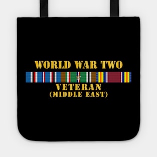 WWII Veteran w MIDDLE SVC Tote