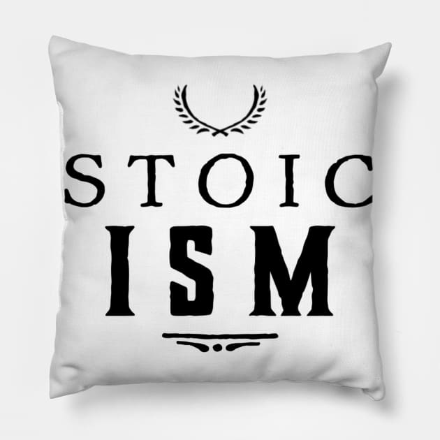 Stoicism Pillow by StoicChimp