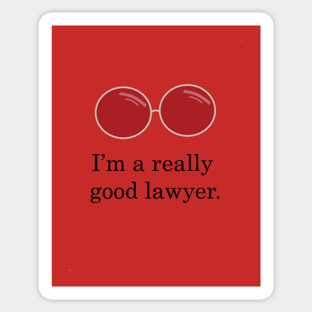 I'm a really good lawyer. - Daredevil - Sticker