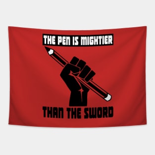 The Pen Is Mightier Than The Sword Tapestry