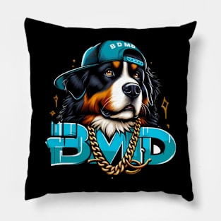 Bernese mountain dog Pillow