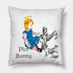 Plot Bunny - Religious Pillow