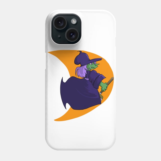 Halloween Witch Phone Case by Michelle Rakar