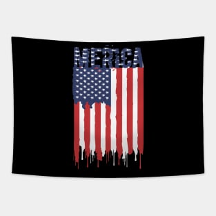 Independence Day usa   4 of July America flag Tapestry