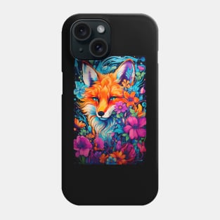 Psychedelic Fox Trippy Phone Case