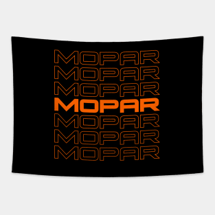 Mopar repeat - orange print Tapestry