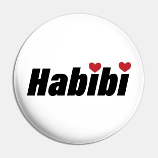 Habibi  fun text design Pin