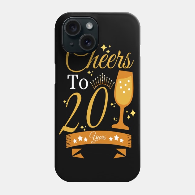 Cheers to 20 years Phone Case by JustBeSatisfied