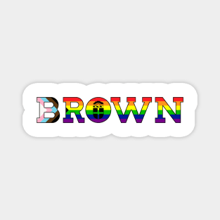 Brown University Pride Logo Magnet