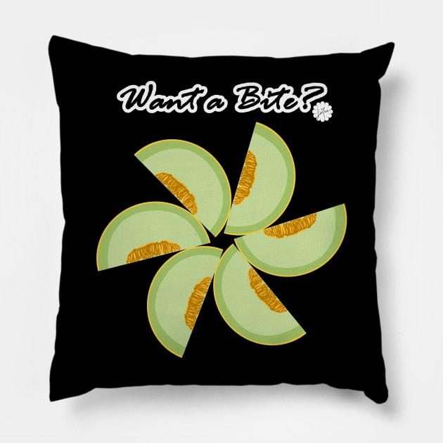 Galia Melon Pillow by LinYue