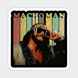 Vintage Macho Man Magnet