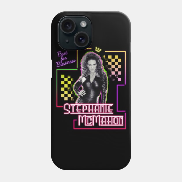 "Best for Business" Stephanie McMahon Retro Phone Case by jennesis