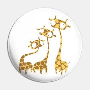 Cute Giraffe Family - Savannah Animals Pin