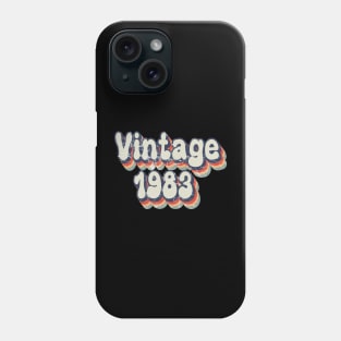 Vintage 1983 birthday Phone Case