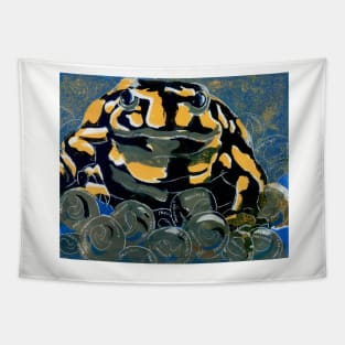 Precious - A Corroboree Frog Guarding Eggs Tapestry