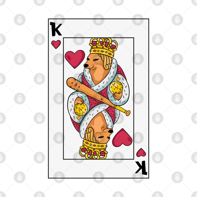 cheems poker card by PaperHead