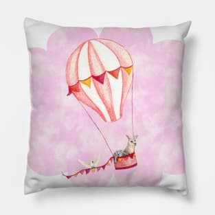 Aussie hot air balloon Pillow