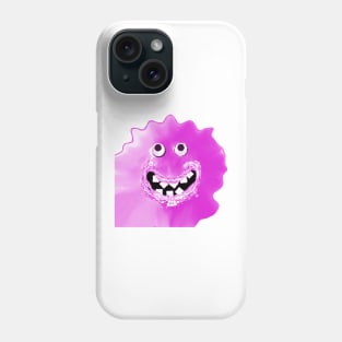 Goofy Jelly Monster Emoji Pixel Smiling Face Phone Case