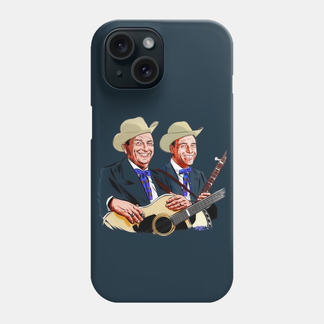 Flatt and Scruggs - An illustration by Paul Cemmick Phone Case by PLAYDIGITAL2020