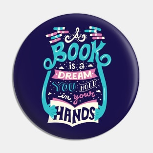 Book is a Dream Pin