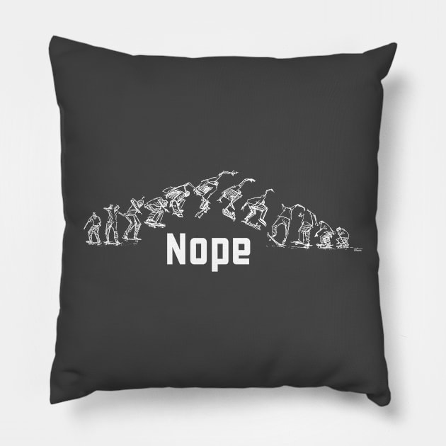 NOPE (Lighter) Pillow by FWACATA