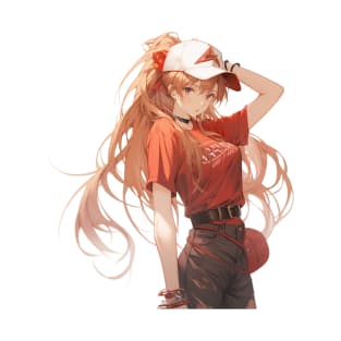 Asuka Langley Soryu evangelion Illustration 2 T-Shirt