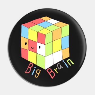 Rubik's cube big brain Pin