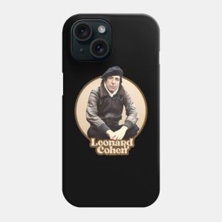 Leonard cohen///Aesthetic art for fans Phone Case