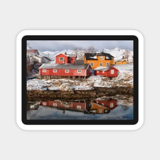 The Vivid Colours of Norway Magnet