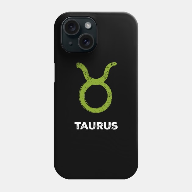 Taurus Zodiac Sign Phone Case by Hotshots