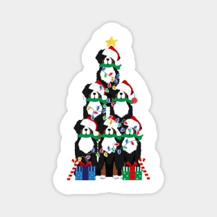 Bernese Mt Dog Puppy Christmas Tree Magnet