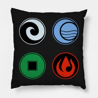 Avatar: The Last Airbender, Four Nations - Color Pillow