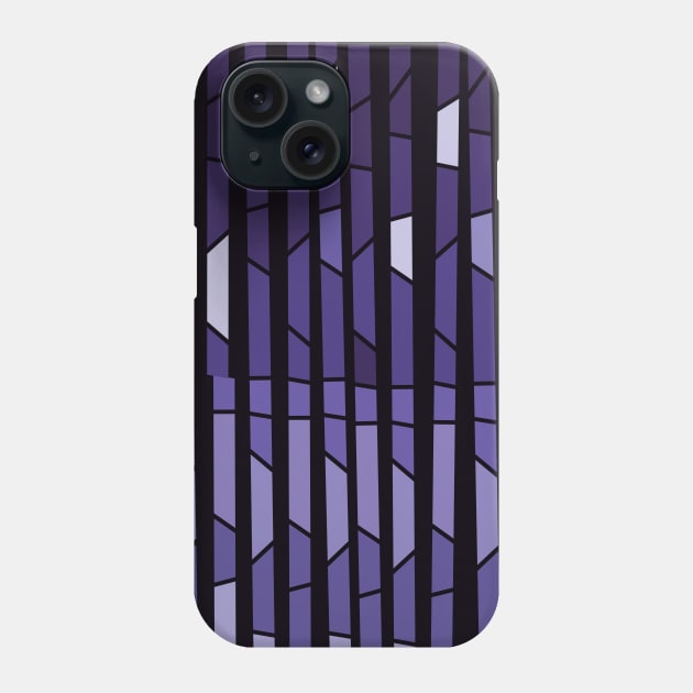 stripe geometric pattern 1 Phone Case by CindyS