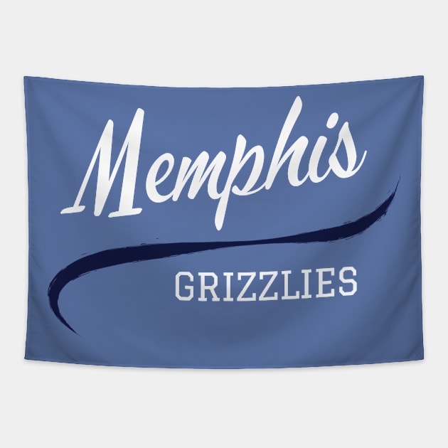 Grizzlies MEM Tapestry by CityTeeDesigns