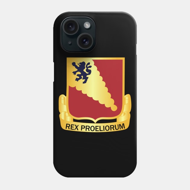 650th Field Artillery Battalion - DUI wo Txt X 300 Phone Case by twix123844