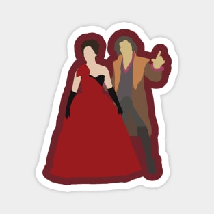 Cora and Rumplestiltskin Magnet