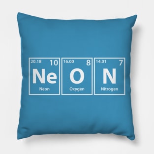 Neon (Ne-O-N) Periodic Elements Spelling Pillow