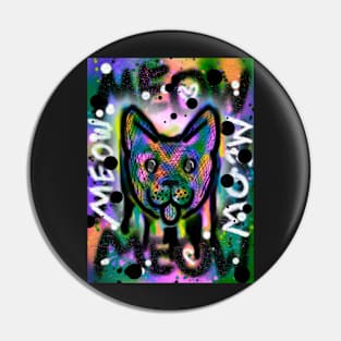 Spray Paint Cat V8 Pin