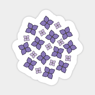 Hydrangea | Purple | White Magnet