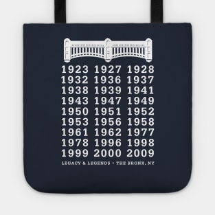 NYY Legacy and Legends Tote