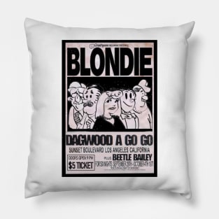 Blondie shirt Pillow