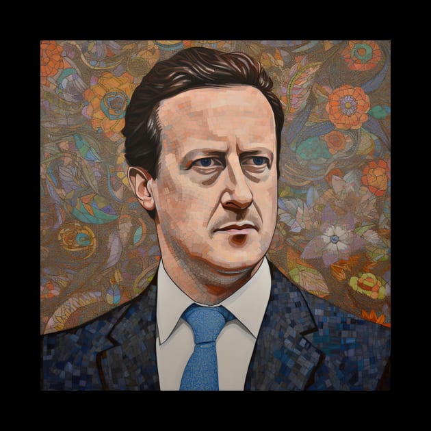 David Cameron leader drawing by ComicsFactory