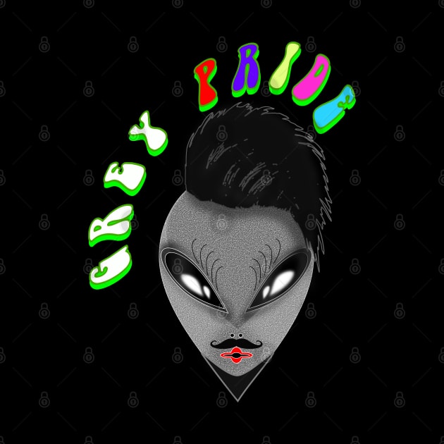 Grey Pride Gay Grey Alien by geodesyn
